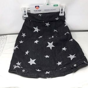 Top paw denim jacket for dogs, size large new with tags